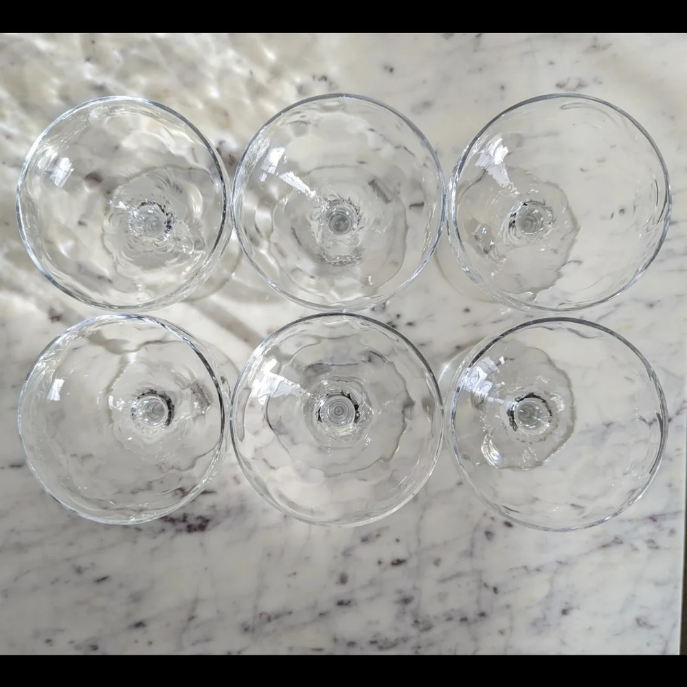 Set of 6 Champagne Saucers - Picture 7 of 9